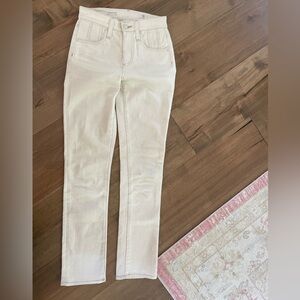 AG Adriano Goldschmied Paneled Mari Off-white, high rise straight jeans - nwot